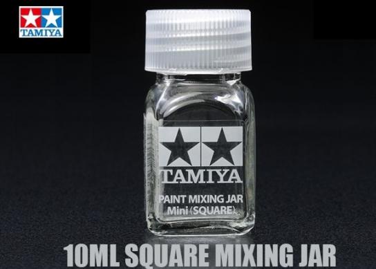 Tamiya Paint Mixing Jar Mini Square 10ml image