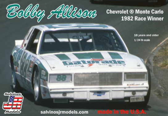 Salvinos Jr 1/24 Bobby Allison 1982 Monte Carlo "Flat Nose" image