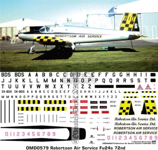 OMD 1/72 Fletcher Fu-24-950 Robertson Air Service image