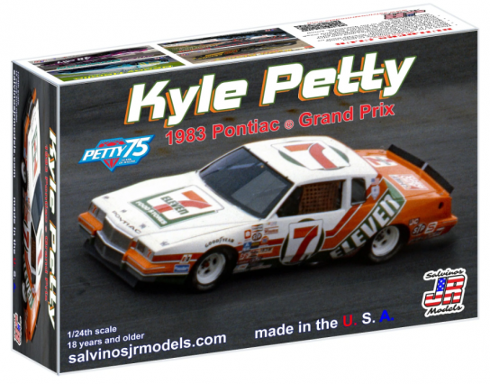 Salvinos Jr 1/24 Kyle Petty 7-Eleven Pontiac Grand Prix 1983 image