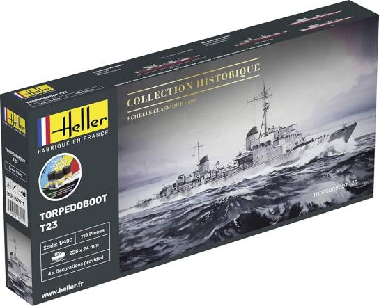 Heller 1/400 Torpedoboot T23 - Starter Kit image